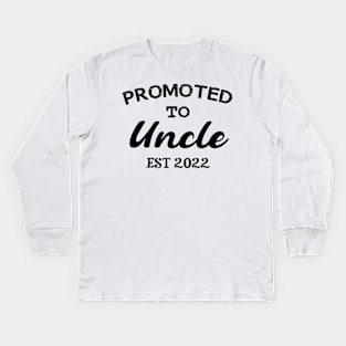 Promoted To Aunt Est 2022 Kids Long Sleeve T-Shirt